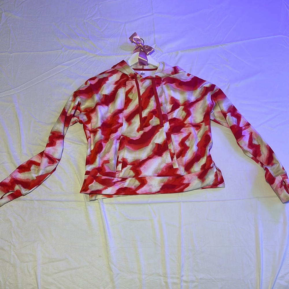 Athletic sports hoodie/jacket with thumb holes